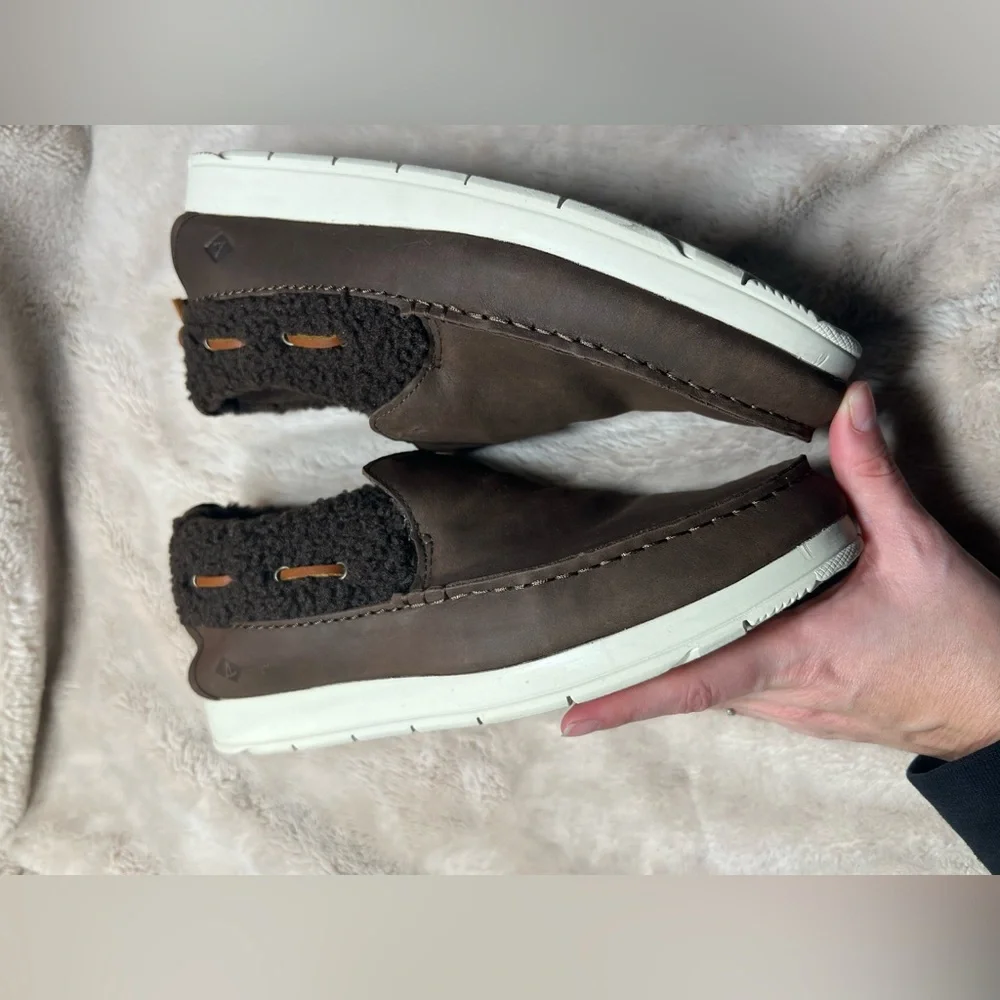 Sperry Women's Moc-Sider Leather Size 8.5